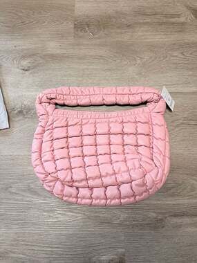 Quilted Puffer bag Pink Polyester